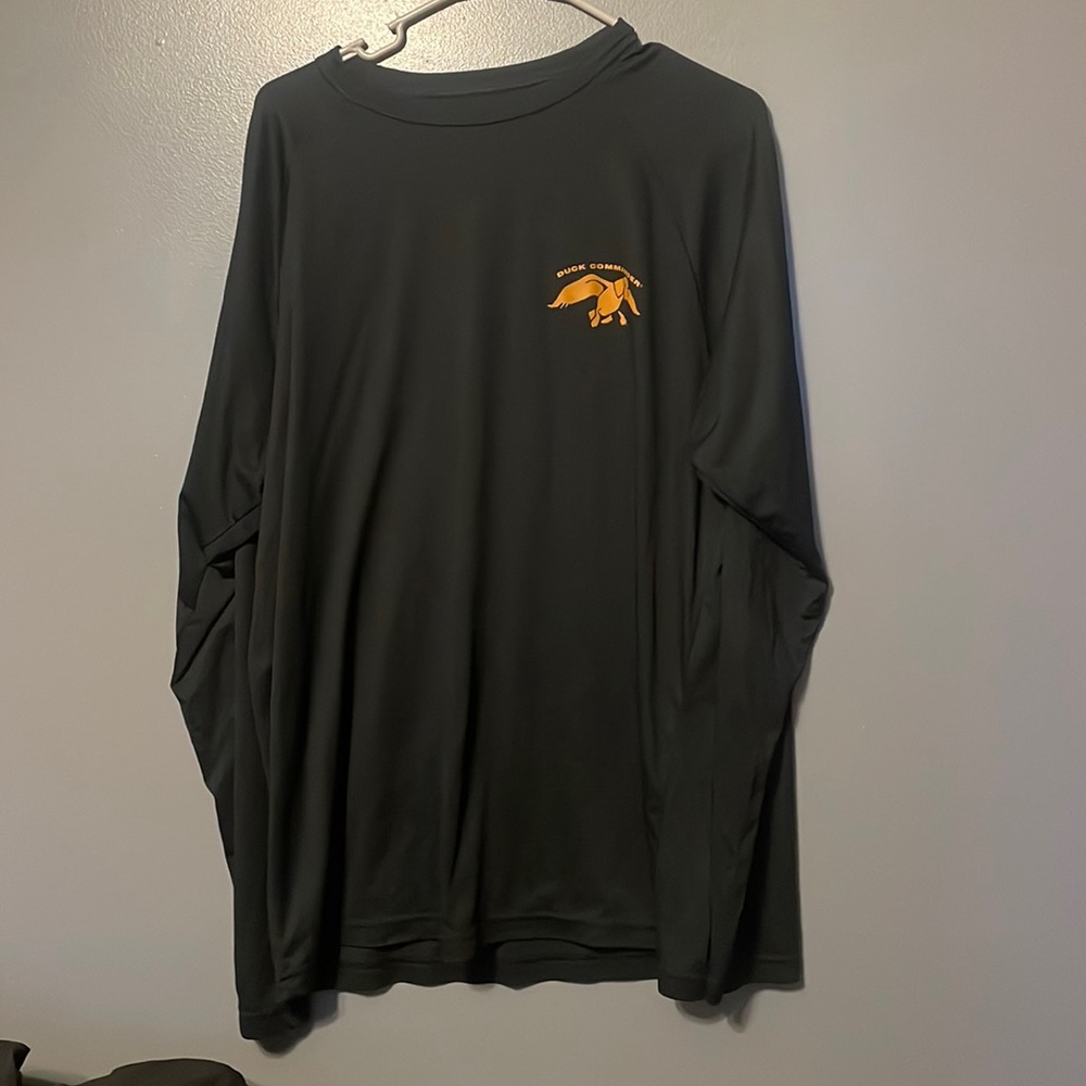 Men dri fit duck commander long sleeve tshirt